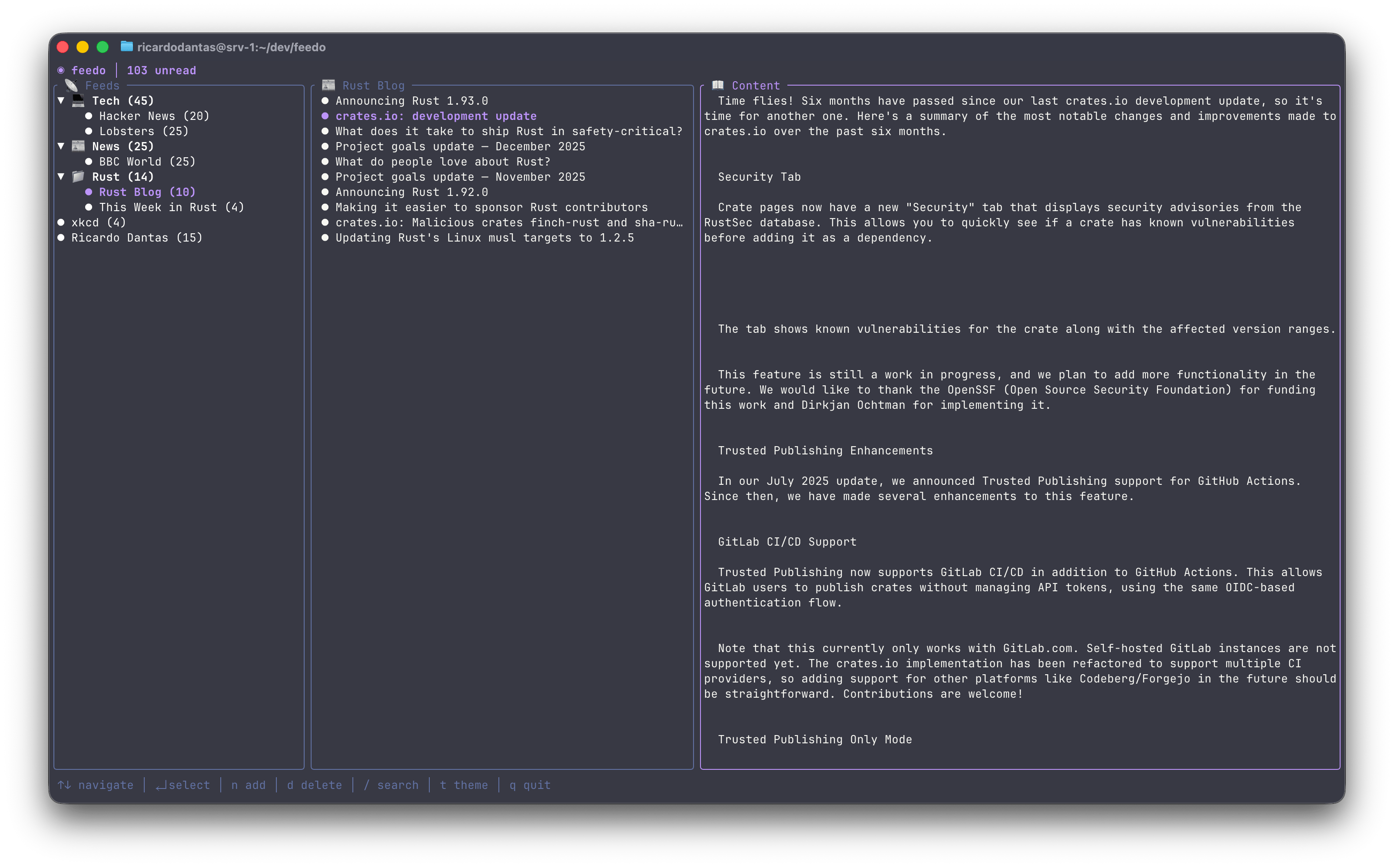 Beautiful Three-Panel Layout